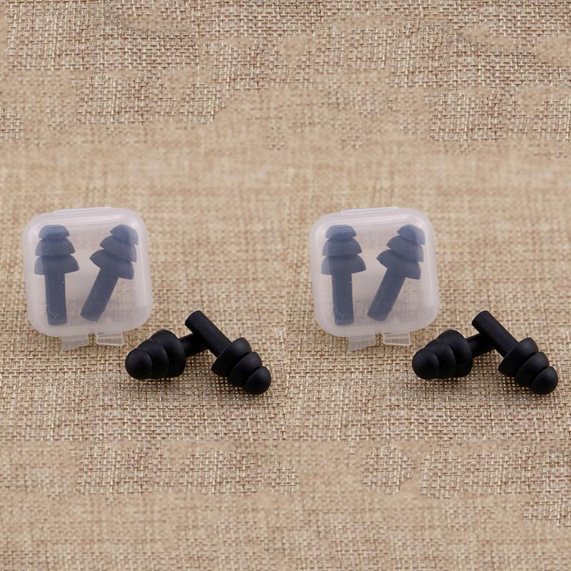 Soft Silicone Ear Plug Ear Protection Sleeping Travel Anti-Noise Earplugs Waterproof Swim Earplugs for Adult Children Swimmers