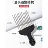 Black Fist Afro Pick Metal Wide Teeth Hair Comb For Volumizing Hair Styling Anti-static Comb Brush Detangling Comb