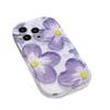 Purple Flower for Iphone17promax Phone Case Apple 16/14pro13/12/15/11 Bracelet X