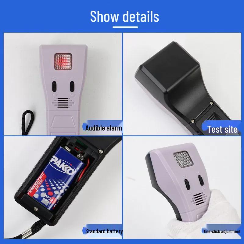 Portable 28MJ Purple Handheld Fabric Metal Detector for Broken Needles In Clothing
