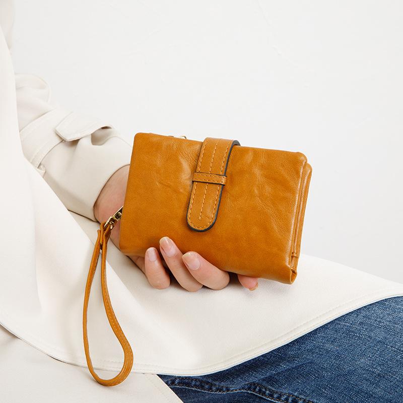 

Женские кошельки Большой вместимости Легкий длинный кошелек - Кошелек-клатч, Кошелек для монет и Держатель для карт 13 * 10 * 3cm жёлтый