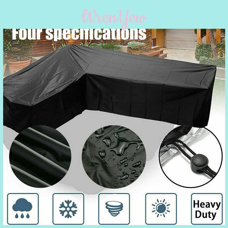 Uv Resistant Rattan Corner Furniture Cover For Outdoor Garden Sofa With Secure Fit And Air Vents
