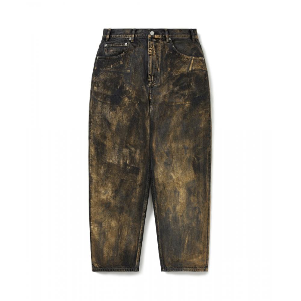 Thisisneverthat Metal Relaxed Jeans Gold S