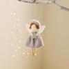 Handmade Knitted Angel Tree Ornament - Christmas Girl Doll Decoration