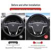 MG Car Steering Wheel Cover - Genuine Leather for MG6, MG Pilot, HS, MG5, Rui Teng, ZS, Rui Xing 3SW.