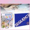 Fun And Engaging Sequence Game Classic Board Game For Family And Friends Gatherings