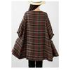 DIMANAF 2026 Summer New Plus Size Women T-Shirts Casual Vintage Print Plaid Blouse Shirts Lady Tops Tees Cotton Oversized