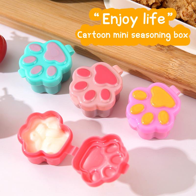Cartoon-Sauce-Flasche, Mini-Bento-Box, Tierfreund, Sojasauce-Box, Tomatensauce-Box