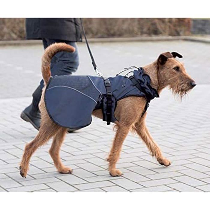 Manteau Harnais - TRIXIE - Duo - Imperméable - Réfléchissant - Taille Moyenne