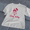 Funny clown t-shirt, retro circus tee, vintage aesthetic top, cute silly shirt, 90s style graphic tee, playful streetwear, quirky humor top