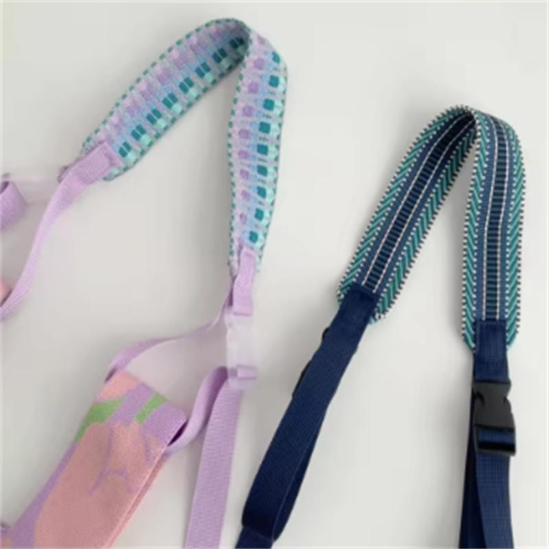 Diamond Pattern Extra Wide Shoulder Strap - Adjustable Detachable for Camera Bag Laptop Case Luggage