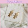 Fashion Brass Oval Hoop Earrings With Electroplated Finish For Womens Stylish Office Wear