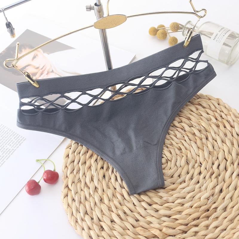 Kadın Sıcak Seksi Külot Içi Boş düşük bel Thongs G String ikule Femme Nefes Iç Çamaşırı Külot K109