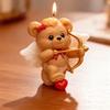 Valentine'S Day Mold Silicone Cupid Bear Mold Aromatherapy Mold Easy Demolding For Crafting Enthusiasts Desktop Decoration