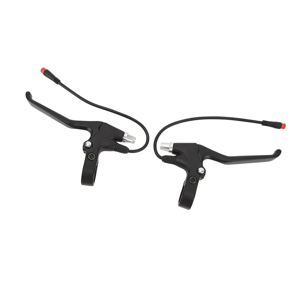 1 Pair Brake Lever Waterproof 2 Pin Electric Scooter Handlebar Brake Lever Aluminum Alloy Scooter Brake Handle