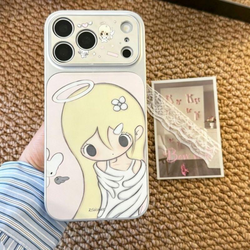 Angel Wild has last autumn, suitable for Apple ProMax mobile phone case for girls, high value/soft edge hard back