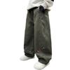 Boys’ Trousers – Spring/Autumn Style, Large Sizes: Spring Wide-Leg Cuffed Trousers – Boys’ Spring Casual Trousers – Trendy