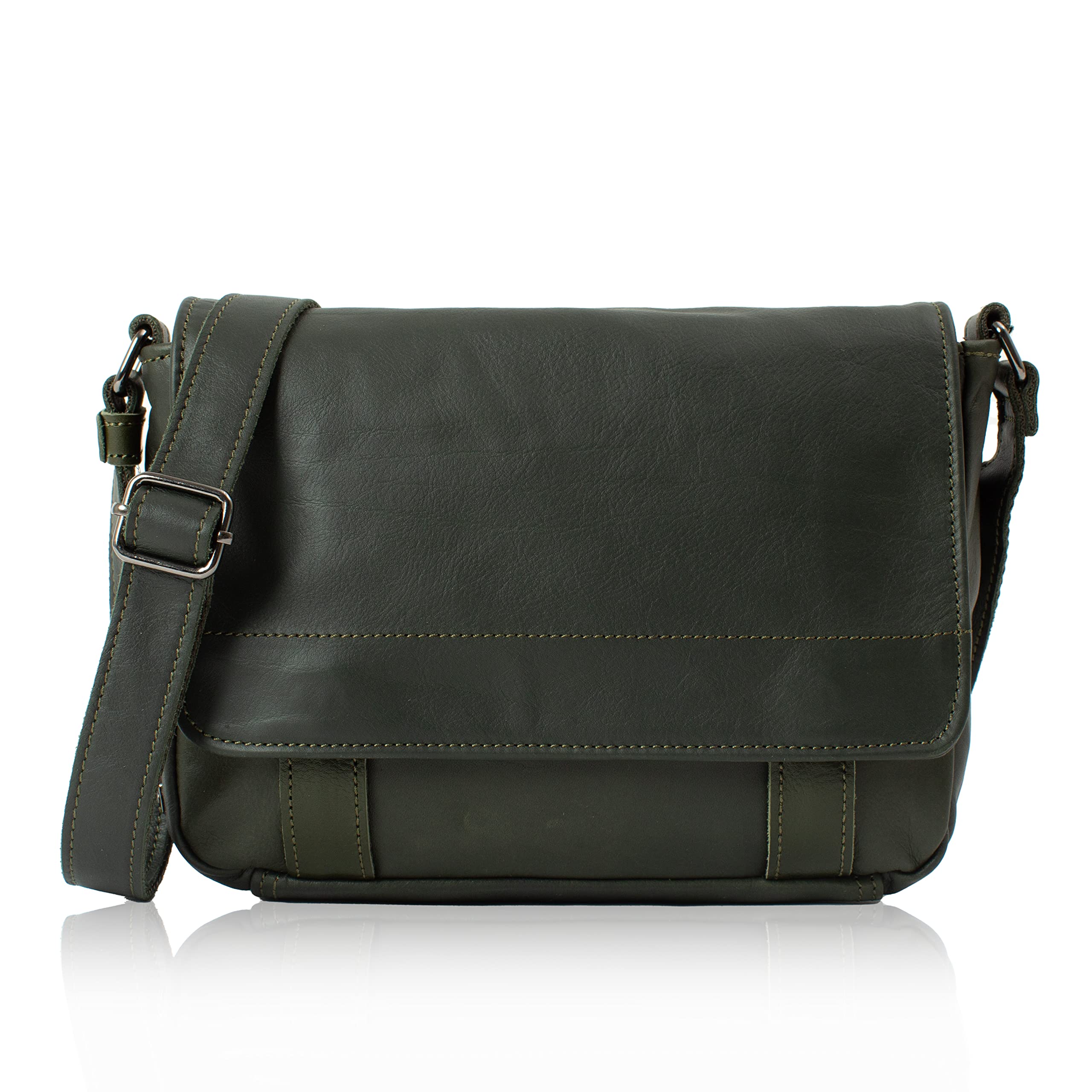 

Сумка через плечо из натуральной кожи, маленькая, A5 [Doubles], мужская, VWE-1919 (зеленый)