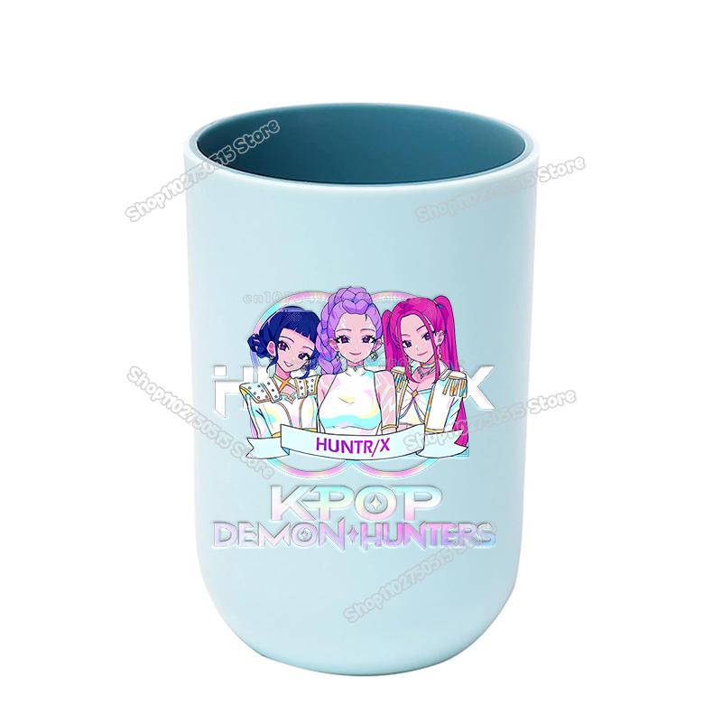 Perfekte KPop Dämonenjäger Kinder Zahnbürstenbecher Niedliche Mädchen Mundspülbecher Zahnbürstenbecher Trinkgeschirr Badezimmer Zahnbürstenhalter