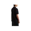 Armani Exchange SS25 Letter Jacquard Button Short Sleeve Polo Shirt Men Polo Shirts Black XM000477-AF10337-FC013