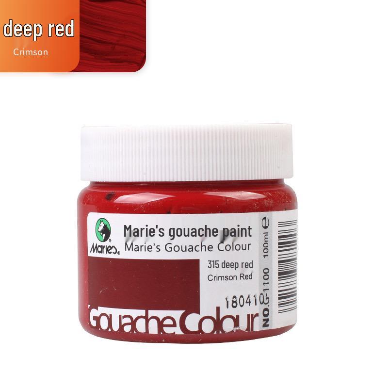 Mali Afwasbare Gouache Verf 100ml - Handgeschilderde Kleuren voor Kinderen en Studenten