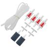 Aquarium Air Pump Accessories Air Pump Fittings Kit with Check Valves Air Stones Water Pipe