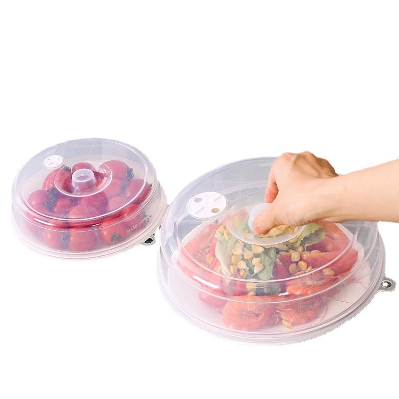 

Tapa hermética para microondas, cubierta protectora para alimentos, tapa apilable para nevera