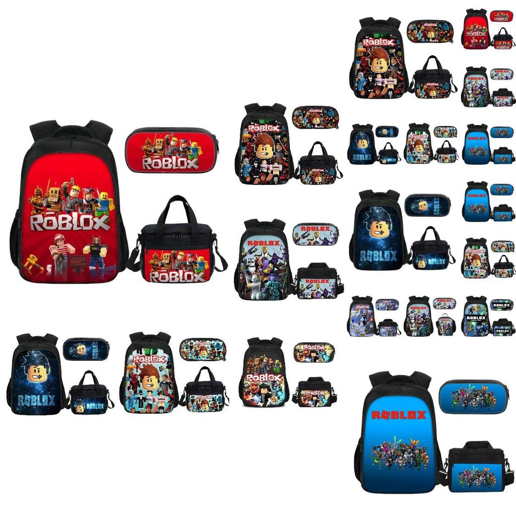 Roblox Backpack Set 3 Pieces For Travel Sports And More