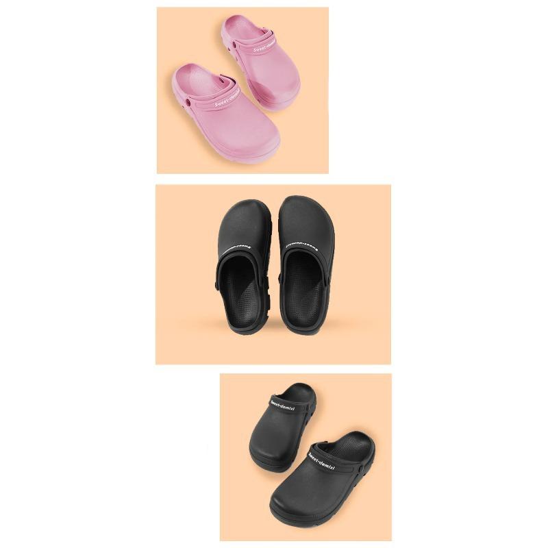 Men Women EVA Chef Shoes Non Slip Waterproof Oil Proof Shoes Comfortable Workers Slippers Outdoor Fishing Shoe