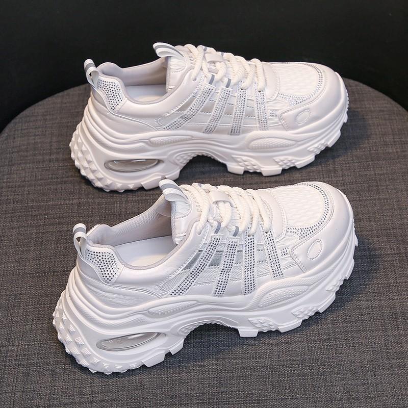 Small muffin mesh breathable women's shoes summer new fashionable versatile air cushion casual women's shoes