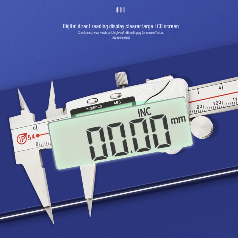 Stainless Steel 0-150mm Fine Point Digital Vernier Caliper with Small Head