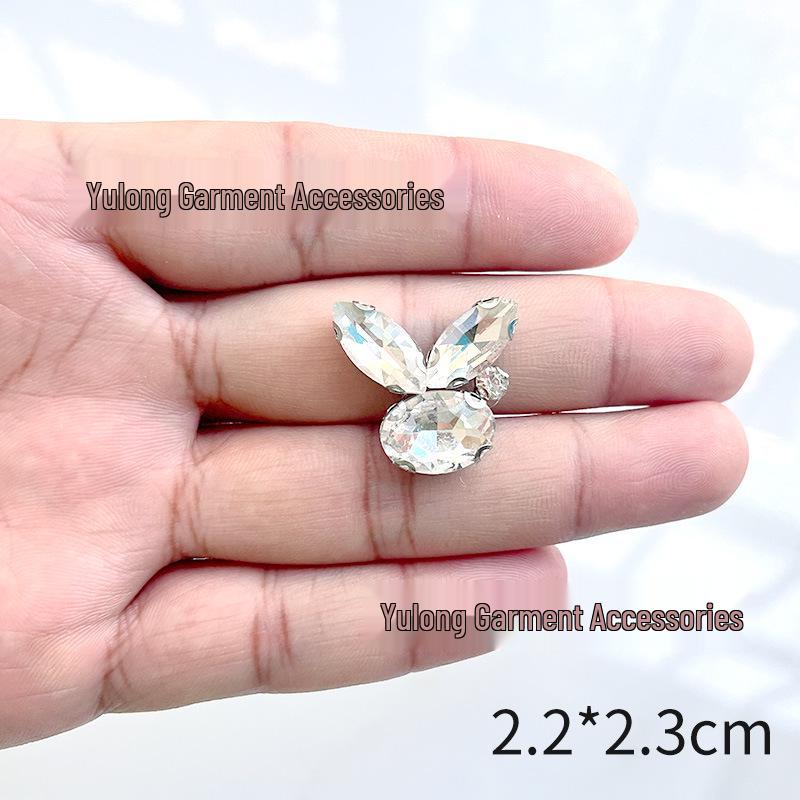 Luxury White Rhinestone Hotfix Stickers: Super Shiny DIY Dress Accessories with Hot Melt Adhesive