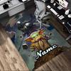 Personalized Name Yoda's Legacy Living Room Non-Slip Area Rug Soft Carpet for Bedroom Kids Playroom Sofa Office Home Decor Doormat