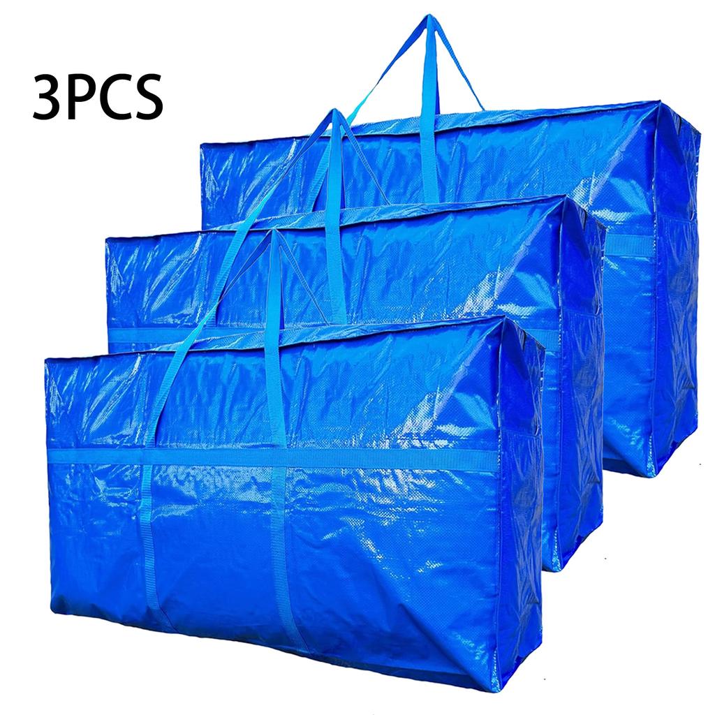 1/2/3/4 Stück Die strapazierfähige Umzugs- und Aufbewahrungstasche wird mit einem starken Griff und einer Reißverschluss-Tragetasche geliefert, um Platz zu sparen