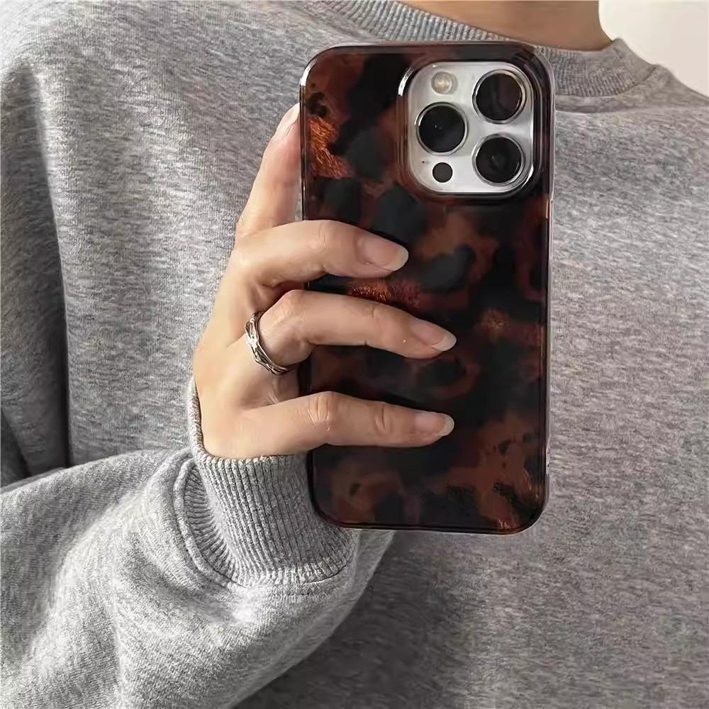 

Autumn Winter Retro Tortoiseshell Pattern Phone Case for iPhone 17 Pro Max/Apple 16 iPhone 17 Pro Max
