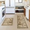 Retro Style Kitchen Floor Mat – Dirt-Resistant, Decorative, and Draining Door Mat