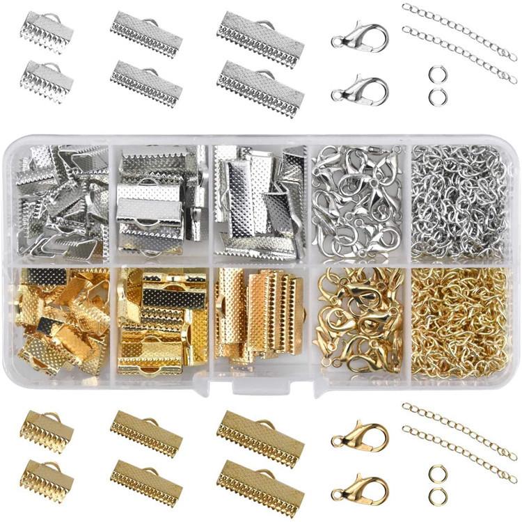 Horse Buckle, Lobster Buckle, Opening Ring, Extension Chain Diy Jewelry Accessories Combination Set, Rope Fixing Clip Buckle