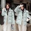 Bread clothes down cotton-padded clothes women's new fashion college small hooded winter thickened cotton-padded jacket