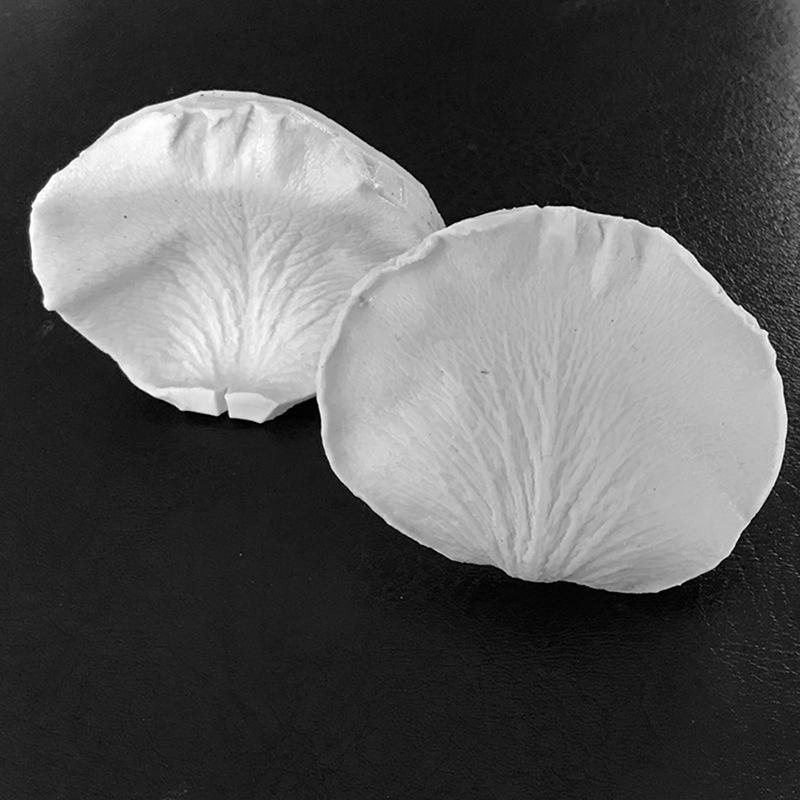 2 Pezzi Stampo Fiore per Torta in Silicone Fai da Te Stampo per Dolci Caramelle Fiore di Rosa Pasta di Zucchero