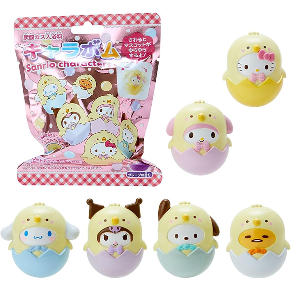 

Sanrio Character Bomb Bath Fizzies Chick Mascot 6 Years and Up 200g