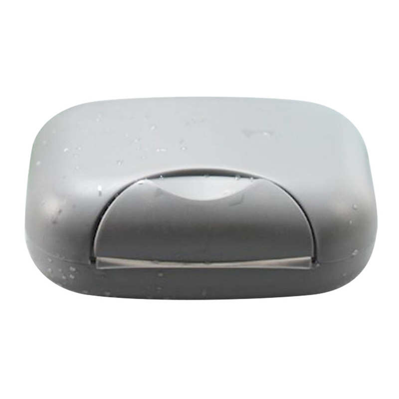 12X8X4.5cm PP Travel Soap Container Waterproof Portable Bar Soap Case Holder Leakproof Soap Box For Home Hotel