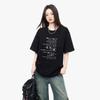 Women's Korean Style Cotton Letter Print Short Sleeve Loose T-shirt - Summer Student Fashion Top