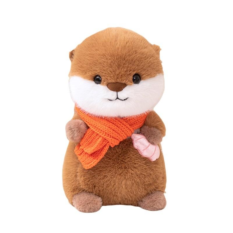 Plush Otter Cute Toy Animal Stuffed Doll Sleep Companion Kids Gift Birthday