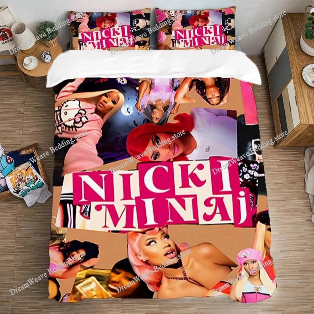 Art Queen Bed Comforter Sets Duvet Covers Duvet Cover Set Bedding Set Double Size N-Nicki Minajs Fashion Pillowcase Linen Quilt9