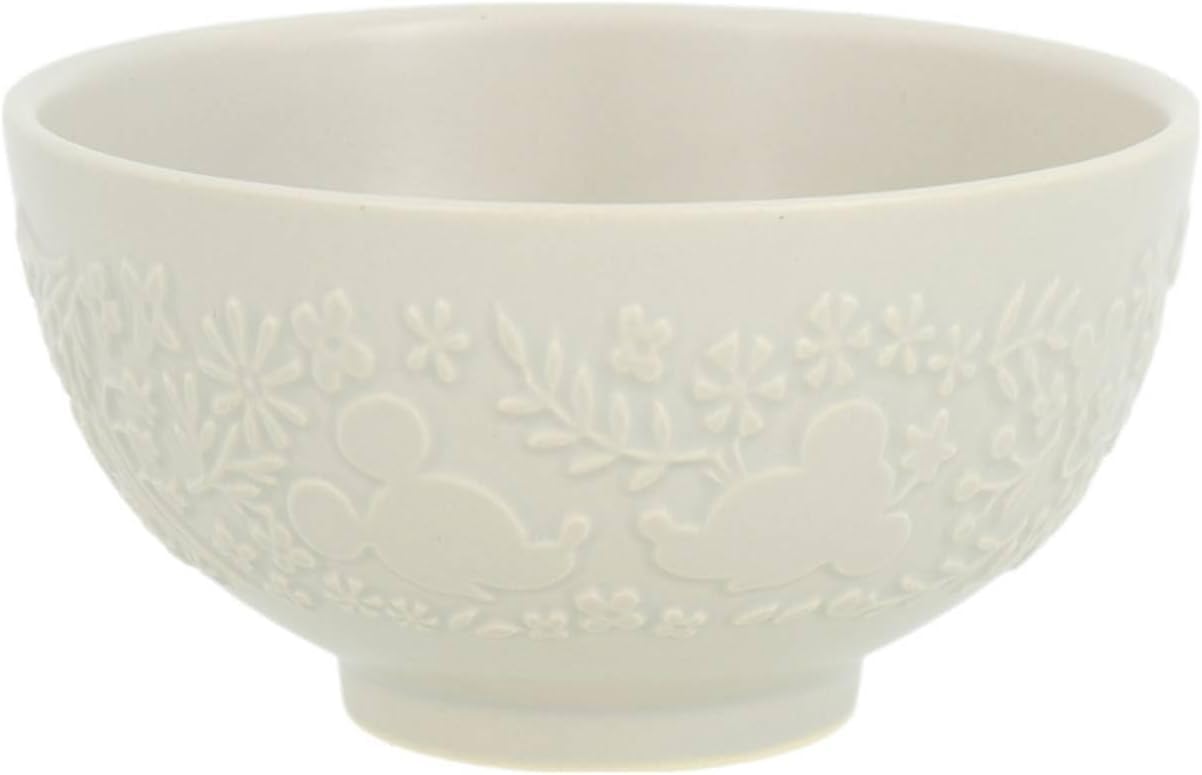 

Mashiko ware tea bowl Mickey and Minnie design Disney Resort (gray) Tokyo exclusive серый