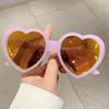 Occhiali da Sole Vintage Oversize Carini a Forma di Cuore d'Amore Donna Moda Trendy Marca di Lusso Designer Popolari Occhiali da Sole Sexy Punk