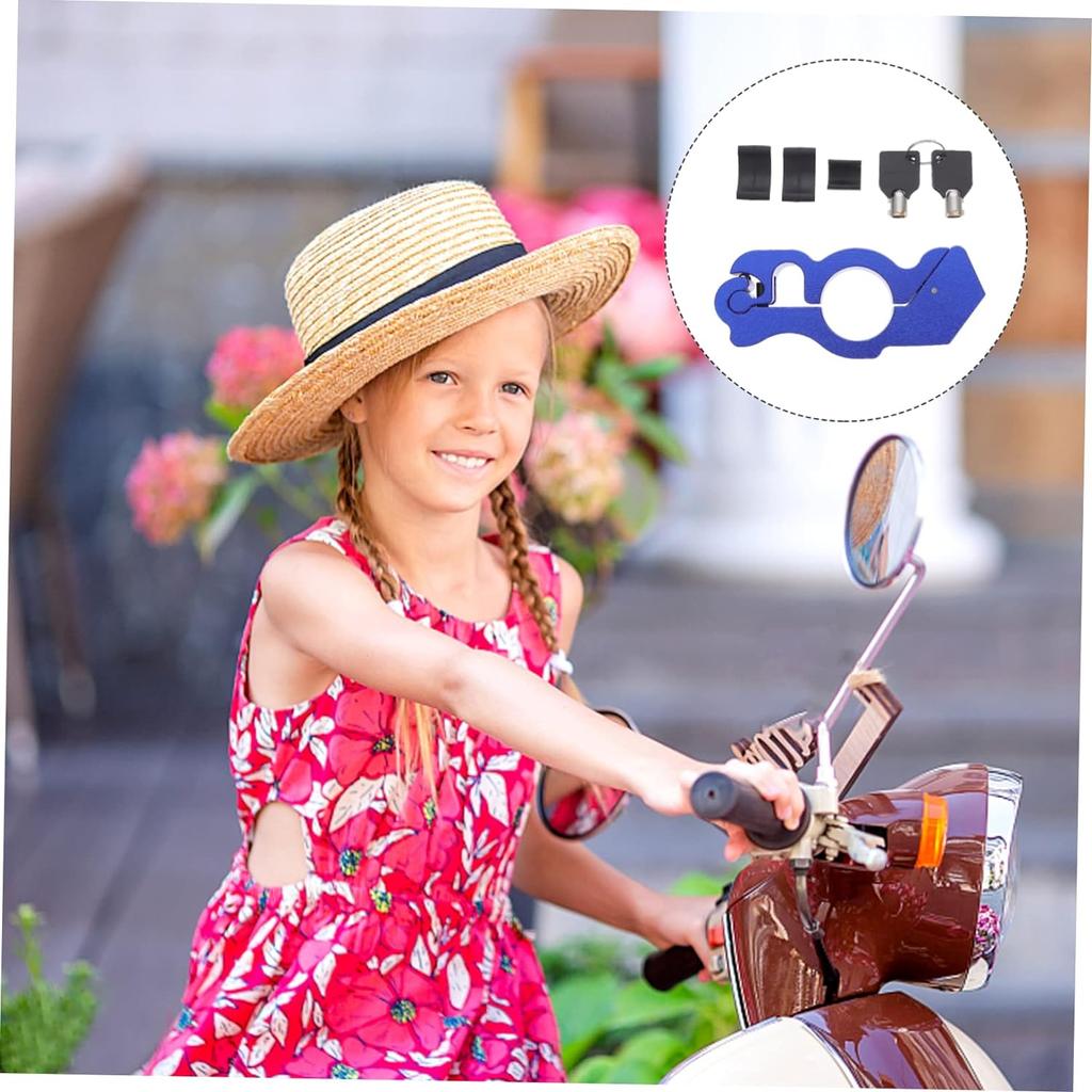 GLEAVI 1 Set Horn Lock Throttle Lock Security Lock for Motorcycle Anti- Lock for Motorcycle Handlebar Security Lock Motorcycle Supplies Motorcycle