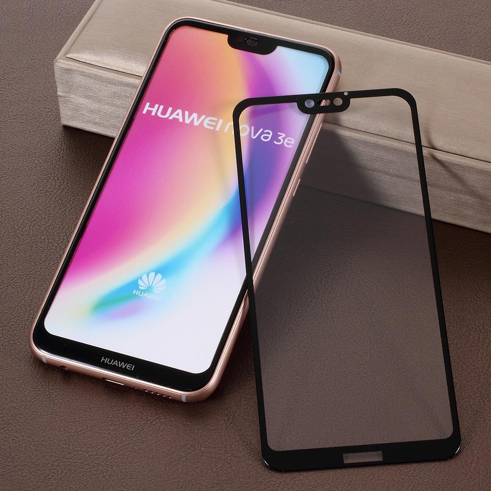 

AMORUS for Huawei P20 Lite/Nova 3e Screen Protector Clear Full Glue Silk Print Tempered Glass Screen Film Type A