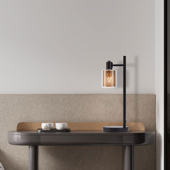 Table Lamp - BRAYTRON - BV01-00084 - Metal - 1xE14 23W - Indoor - Black