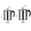 1.4L/1.9L Cooking Oil Strainer Large Capacity Oil Bottle New Oil Filter Pot  Kitchen